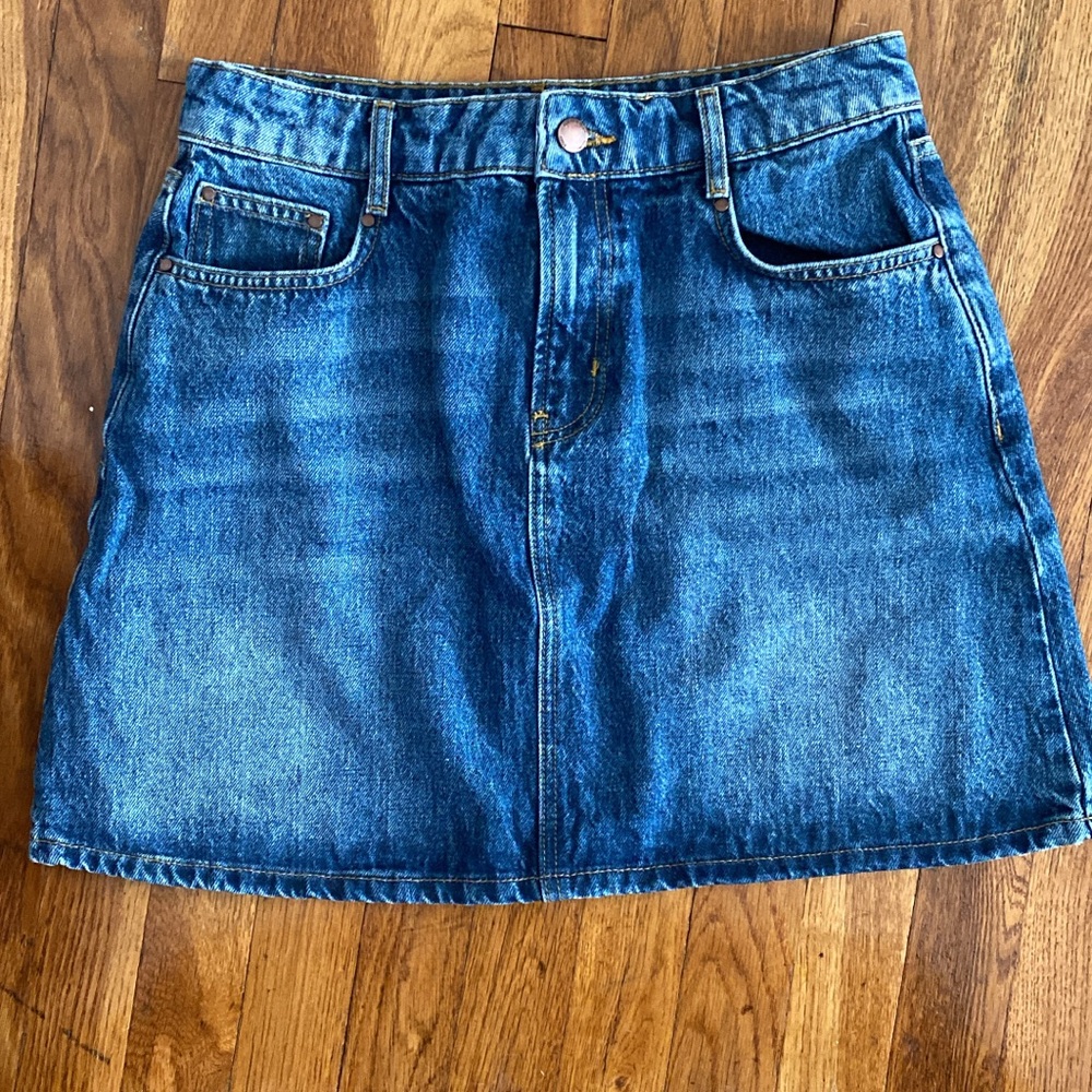 Boden mini Jean skirt size 8